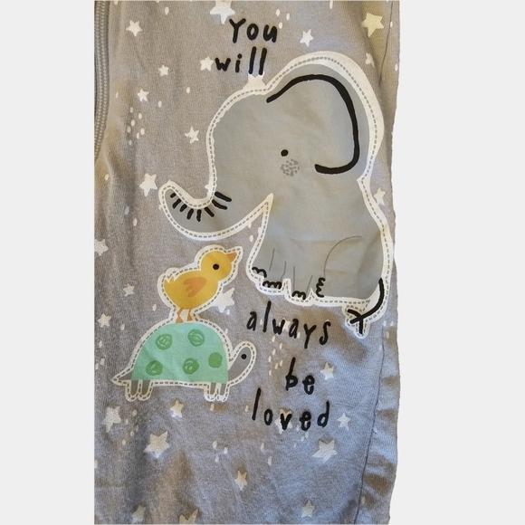 6/$20 Gerber Elephant Print Onesies Size 3-6 Months Lot Of 2 - Picture 15 of 15